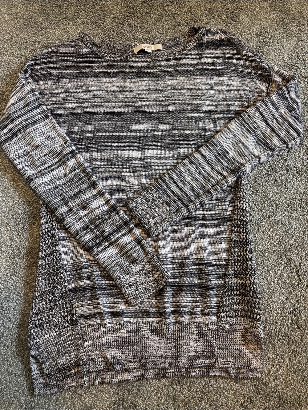 LOFT Marled Knit Sweater Size Medium